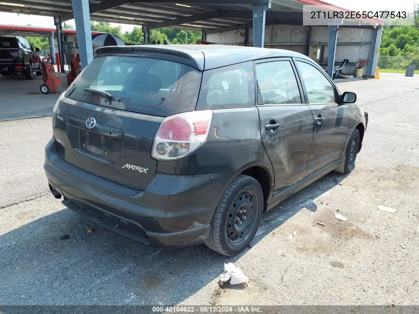 2T1LR32E65C477543 2005 Toyota Matrix Xr