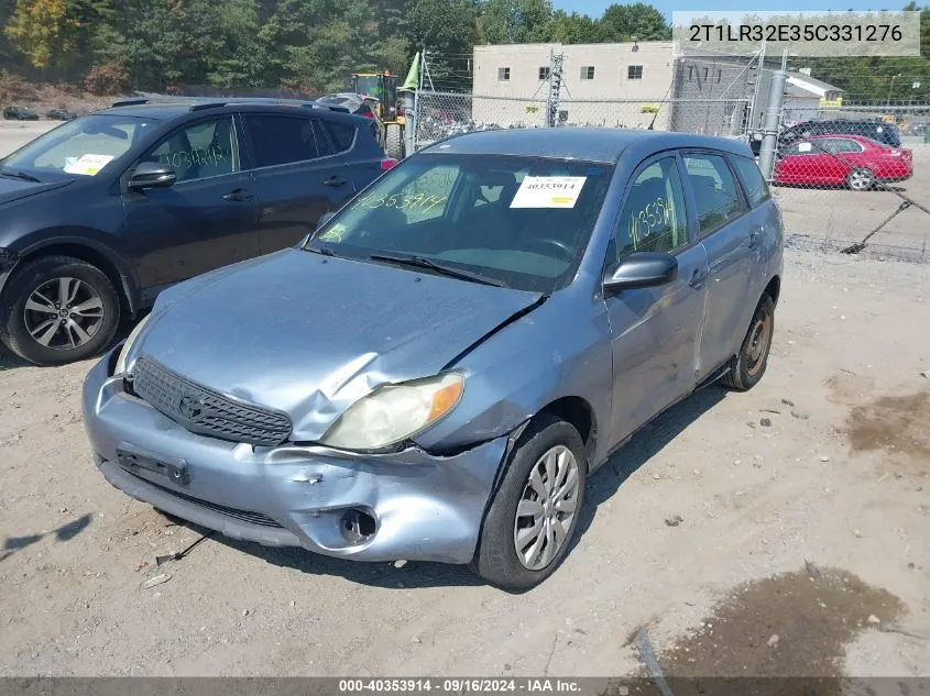 2005 Toyota Matrix VIN: 2T1LR32E35C331276 Lot: 40353914