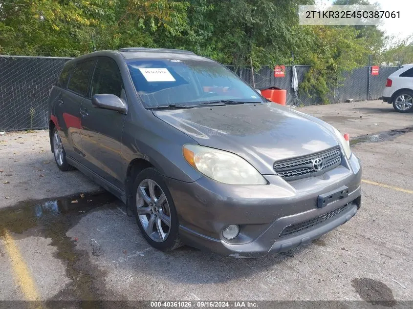 2T1KR32E45C387061 2005 Toyota Matrix Xr