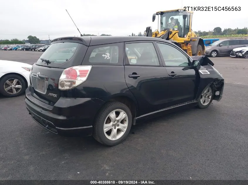 2005 Toyota Matrix Xr VIN: 2T1KR32E15C456563 Lot: 40388618