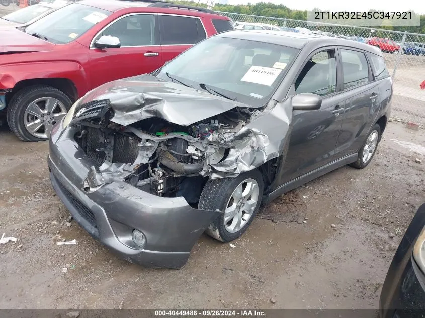 2T1KR32E45C347921 2005 Toyota Matrix Xr