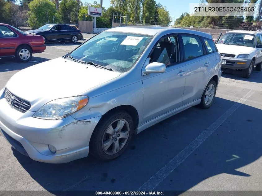 2005 Toyota Matrix Xr VIN: 2T1LR30E55C428465 Lot: 40469306