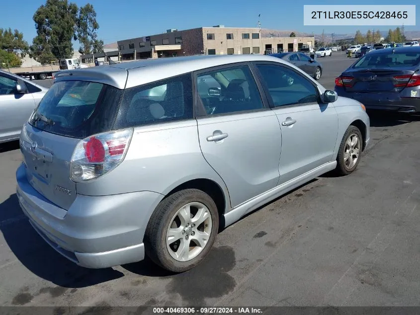 2005 Toyota Matrix Xr VIN: 2T1LR30E55C428465 Lot: 40469306