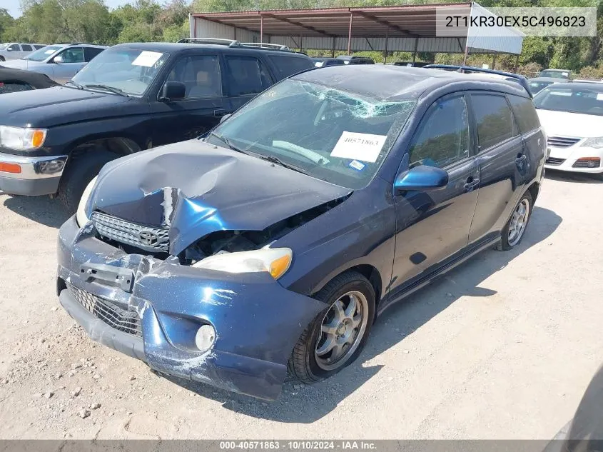 2005 Toyota Matrix Xr VIN: 2T1KR30EX5C496823 Lot: 40571863