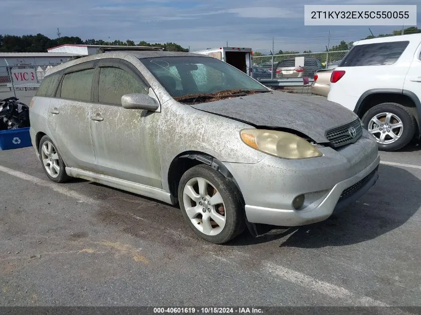 2005 Toyota Matrix Xrs VIN: 2T1KY32EX5C550055 Lot: 40601619