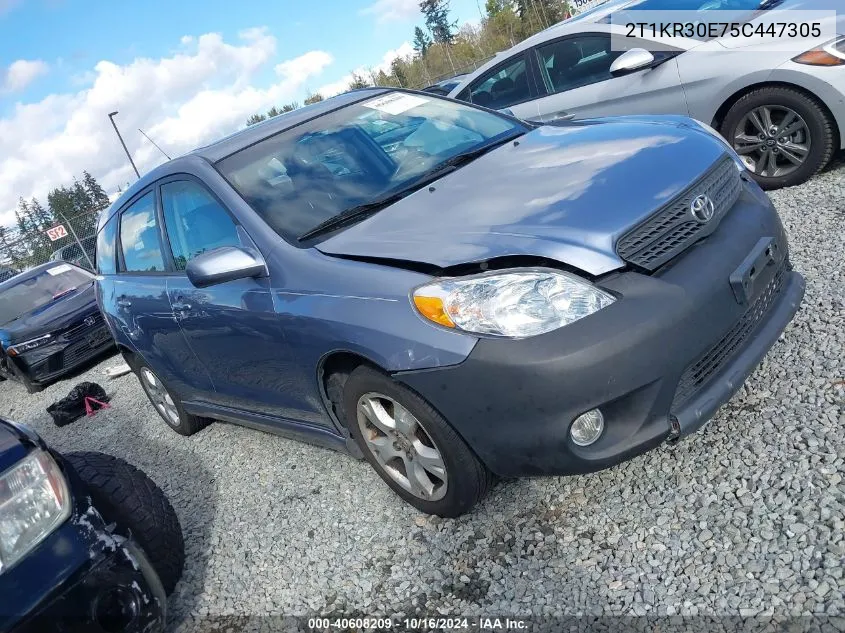 2T1KR30E75C447305 2005 Toyota Matrix Xr