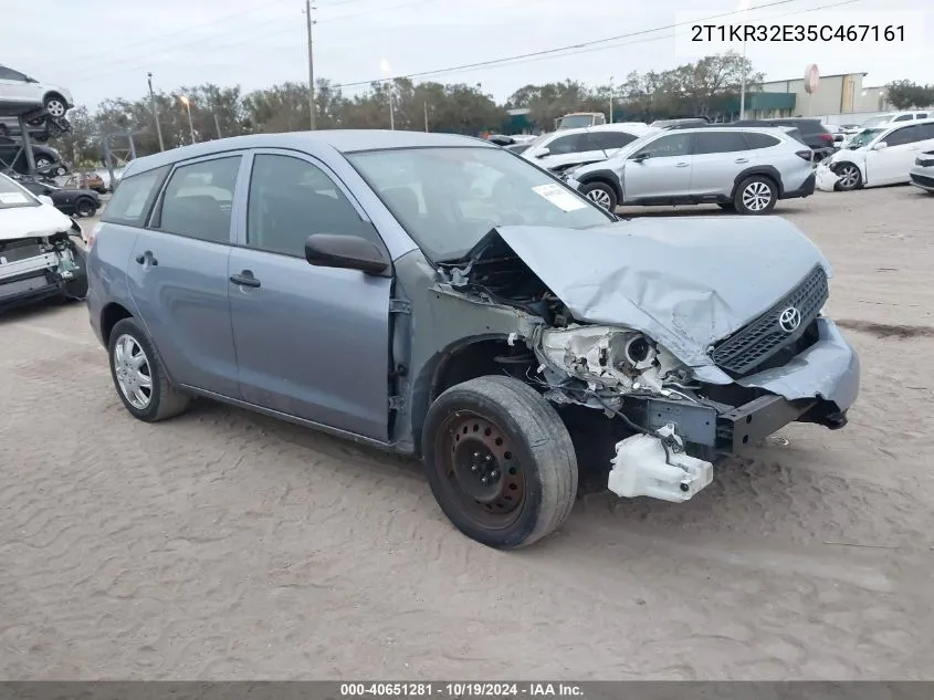 2005 Toyota Corolla Matrix Xr VIN: 2T1KR32E35C467161 Lot: 40651281