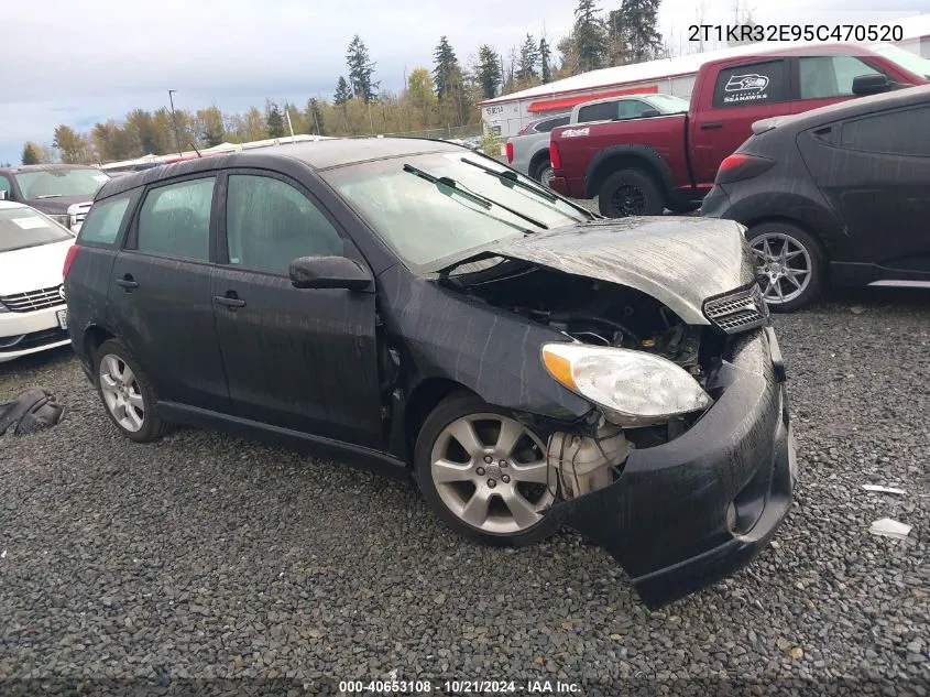 2005 Toyota Corolla Matrix Xr VIN: 2T1KR32E95C470520 Lot: 40653108