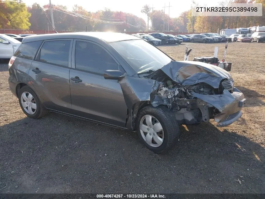 2005 Toyota Matrix VIN: 2T1KR32E95C389498 Lot: 40674267