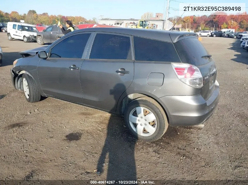 2005 Toyota Matrix VIN: 2T1KR32E95C389498 Lot: 40674267