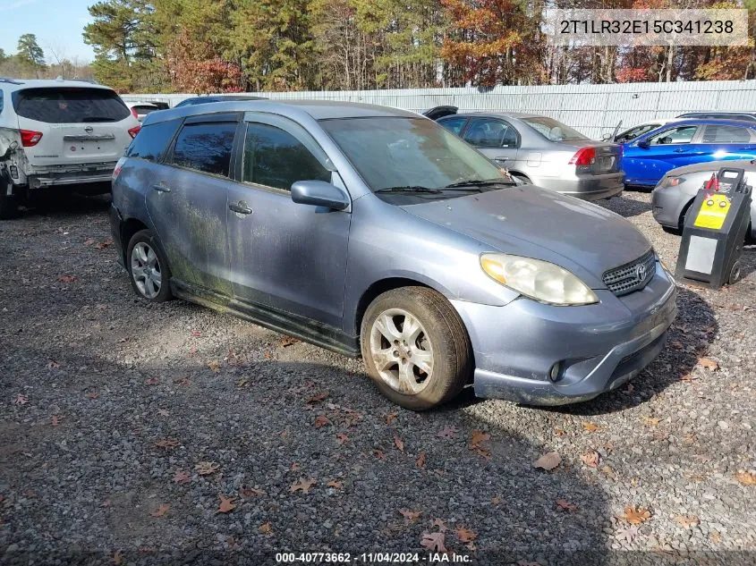 2005 Toyota Matrix Xr VIN: 2T1LR32E15C341238 Lot: 40773662