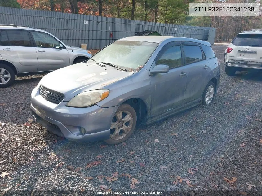 2005 Toyota Matrix Xr VIN: 2T1LR32E15C341238 Lot: 40773662