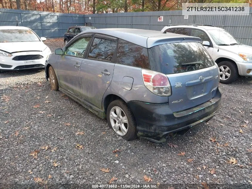 2005 Toyota Matrix Xr VIN: 2T1LR32E15C341238 Lot: 40773662