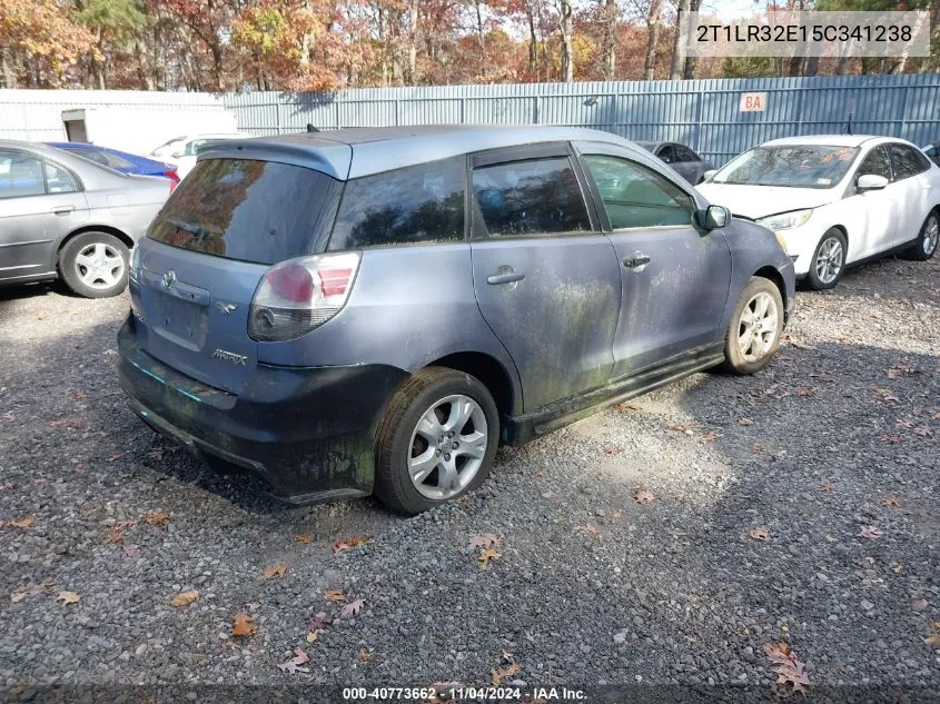 2005 Toyota Matrix Xr VIN: 2T1LR32E15C341238 Lot: 40773662