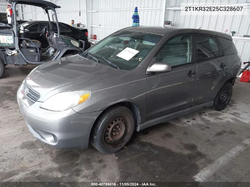 2005 Toyota Matrix Xr VIN: 2T1KR32E25C328607 Lot: 40786816