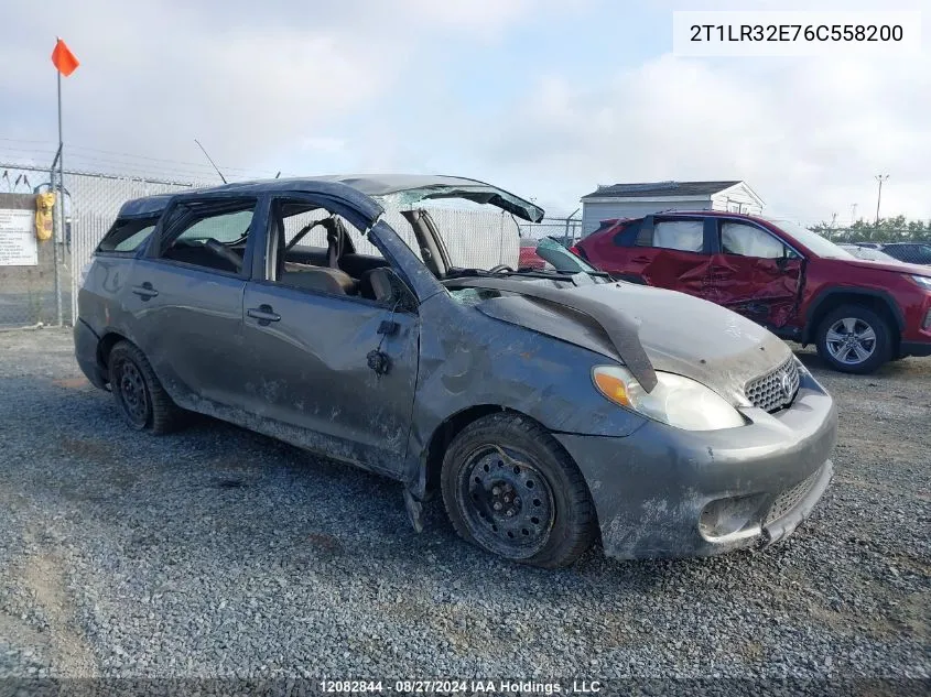 2006 Toyota Matrix Xr VIN: 2T1LR32E76C558200 Lot: 12082844