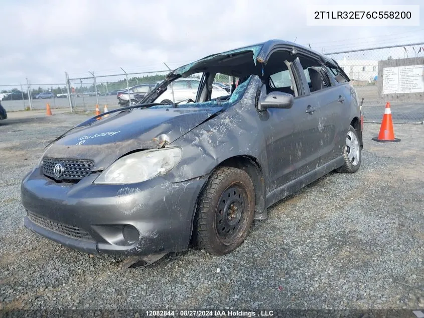 2006 Toyota Matrix Xr VIN: 2T1LR32E76C558200 Lot: 12082844