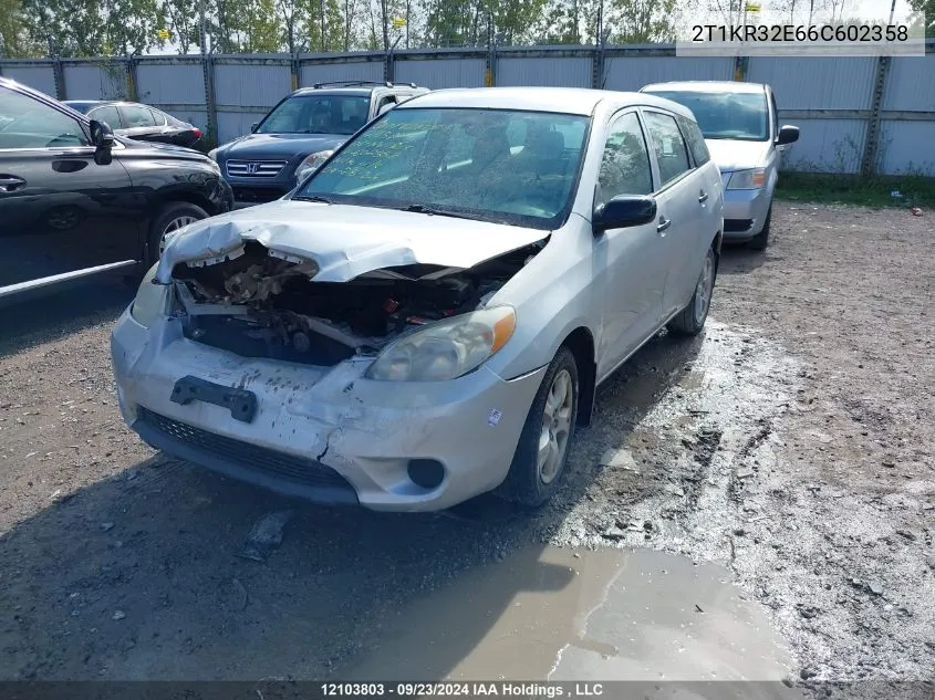 2T1KR32E66C602358 2006 Toyota Matrix Wagon