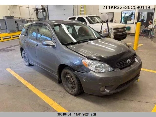 2006 Toyota Corolla Matrix Xr VIN: 2T1KR32E36C590119 Lot: 30048454