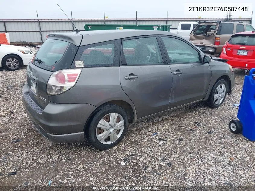 2T1KR32E76C587448 2006 Toyota Matrix Xr