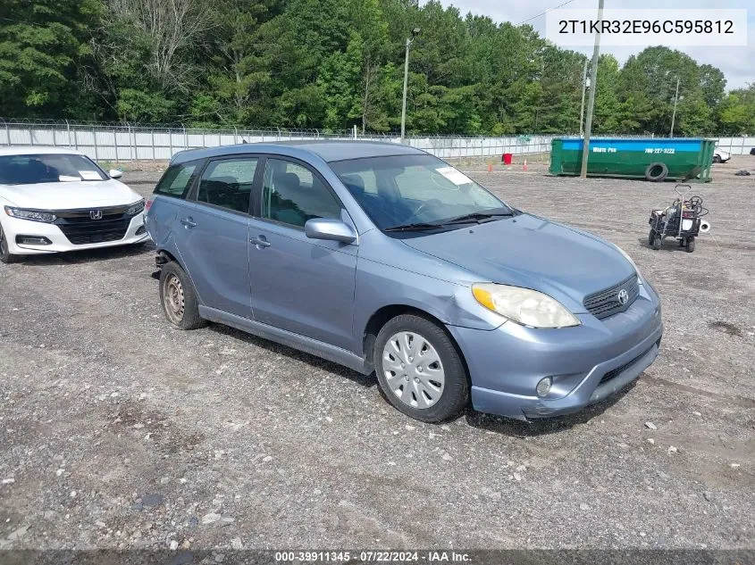 2006 Toyota Matrix Xr VIN: 2T1KR32E96C595812 Lot: 39911345