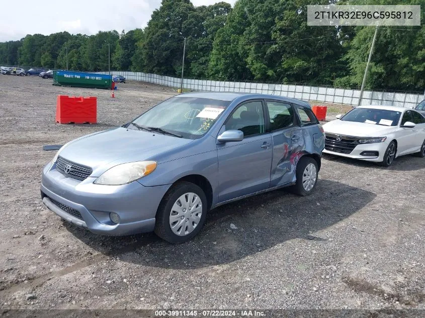 2006 Toyota Matrix Xr VIN: 2T1KR32E96C595812 Lot: 39911345