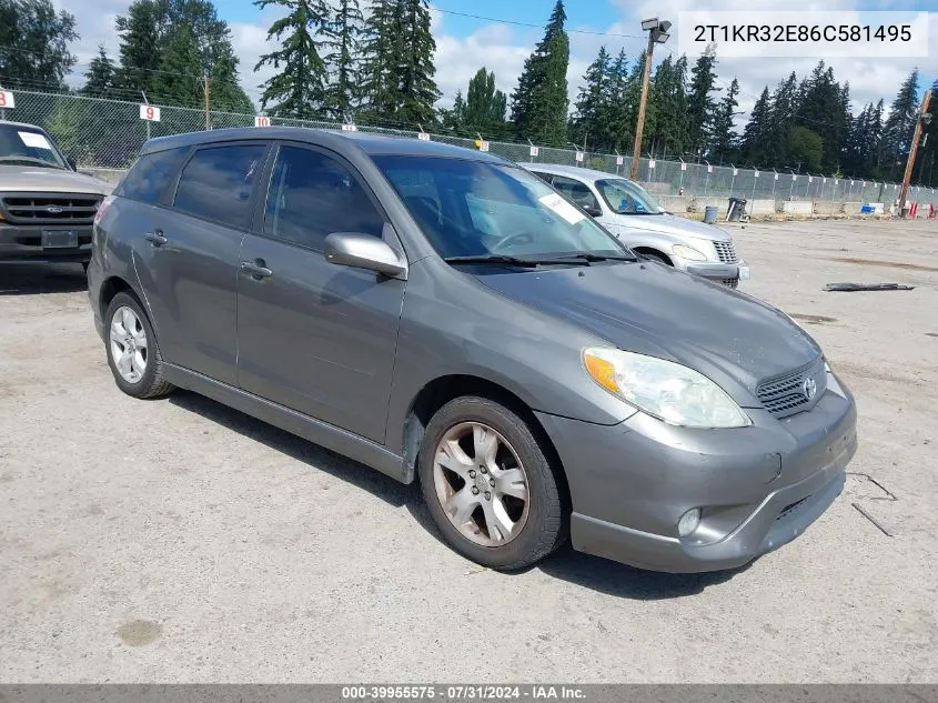 2T1KR32E86C581495 2006 Toyota Matrix Xr