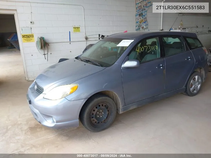 2T1LR30EX6C551583 2006 Toyota Matrix Xr