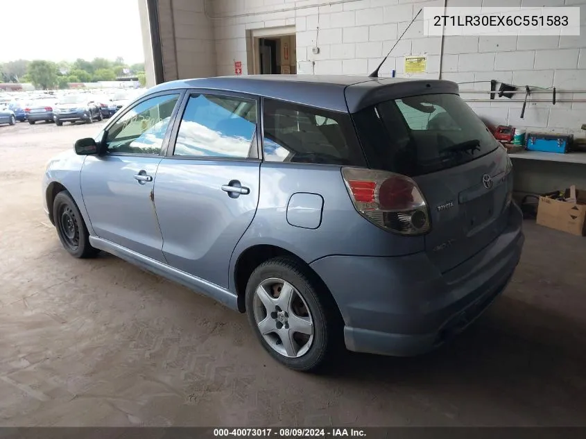 2T1LR30EX6C551583 2006 Toyota Matrix Xr