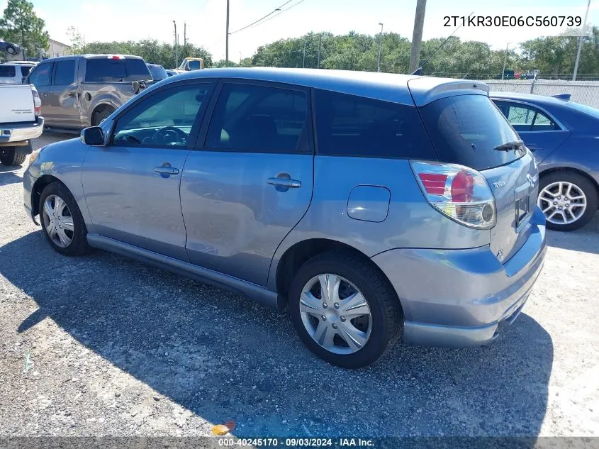 2T1KR30E06C560739 2006 Toyota Matrix Xr