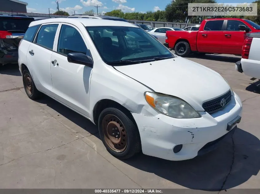 2006 Toyota Matrix VIN: 2T1KR32E26C573683 Lot: 40335477