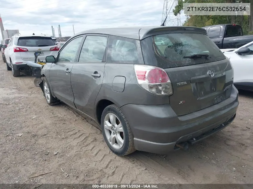 2T1KR32E76C582654 2006 Toyota Matrix Xr