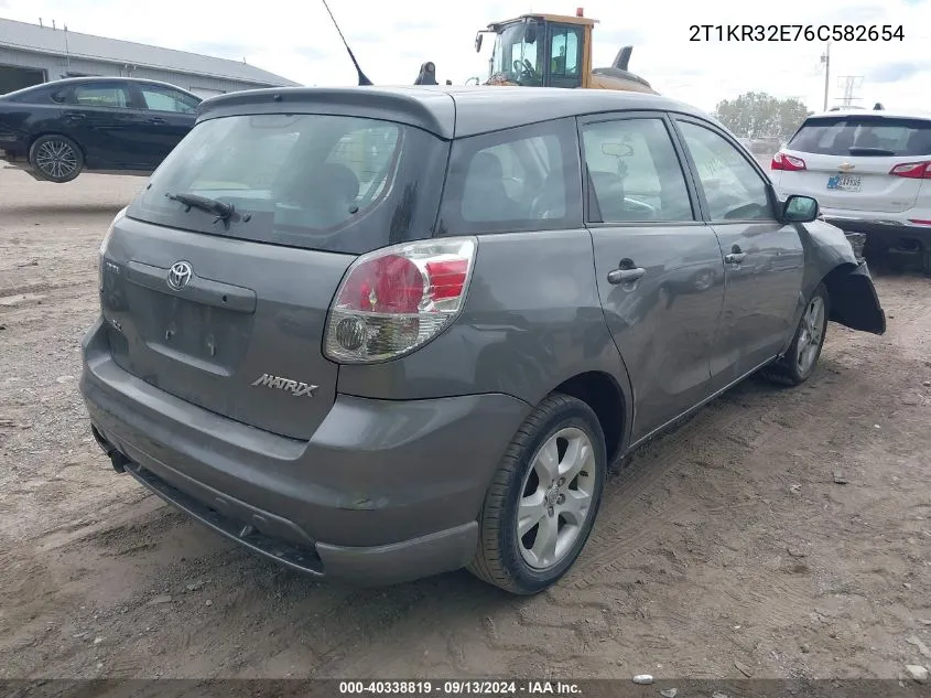 2T1KR32E76C582654 2006 Toyota Matrix Xr