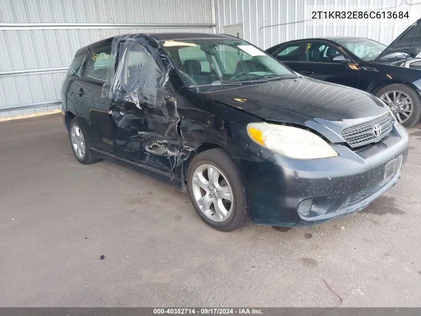 2006 Toyota Matrix Xr VIN: 2T1KR32E86C613684 Lot: 40352714