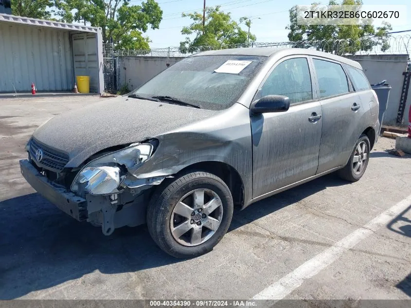 2T1KR32E86C602670 2006 Toyota Matrix