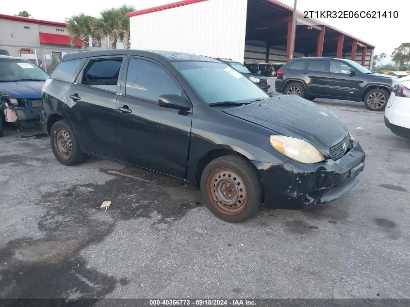 2006 Toyota Matrix Xr VIN: 2T1KR32E06C621410 Lot: 40356773