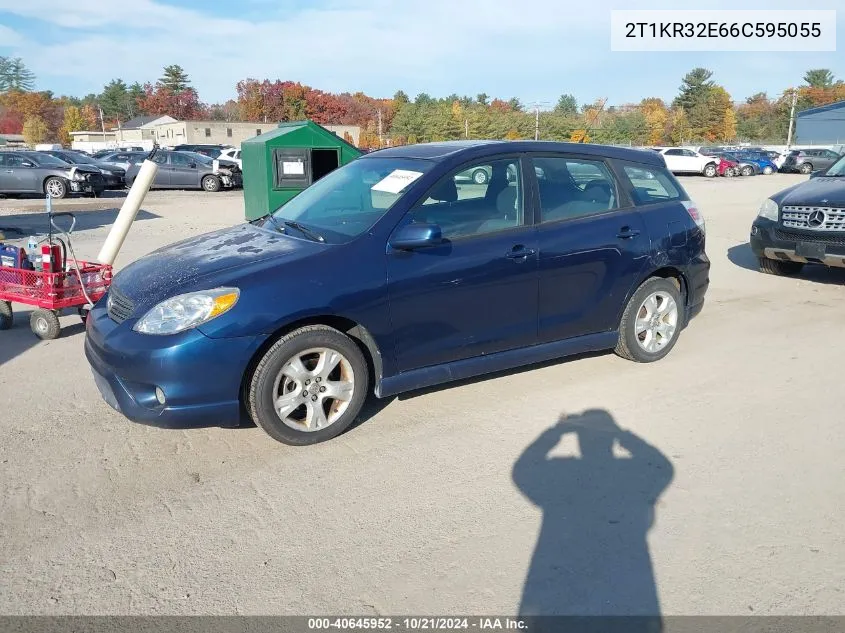 2006 Toyota Matrix Xr VIN: 2T1KR32E66C595055 Lot: 40645952