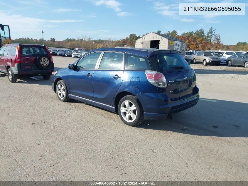 2006 Toyota Matrix Xr VIN: 2T1KR32E66C595055 Lot: 40645952