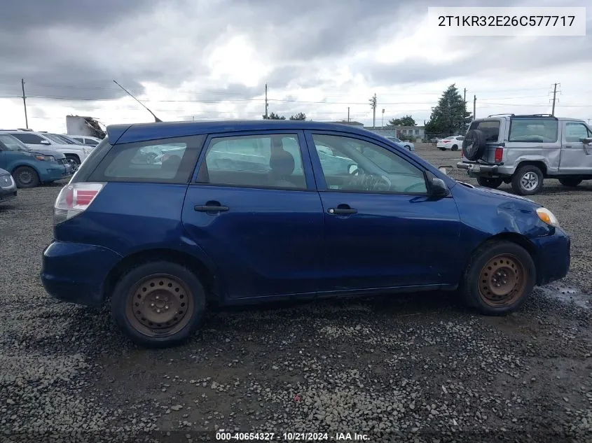 2T1KR32E26C577717 2006 Toyota Matrix