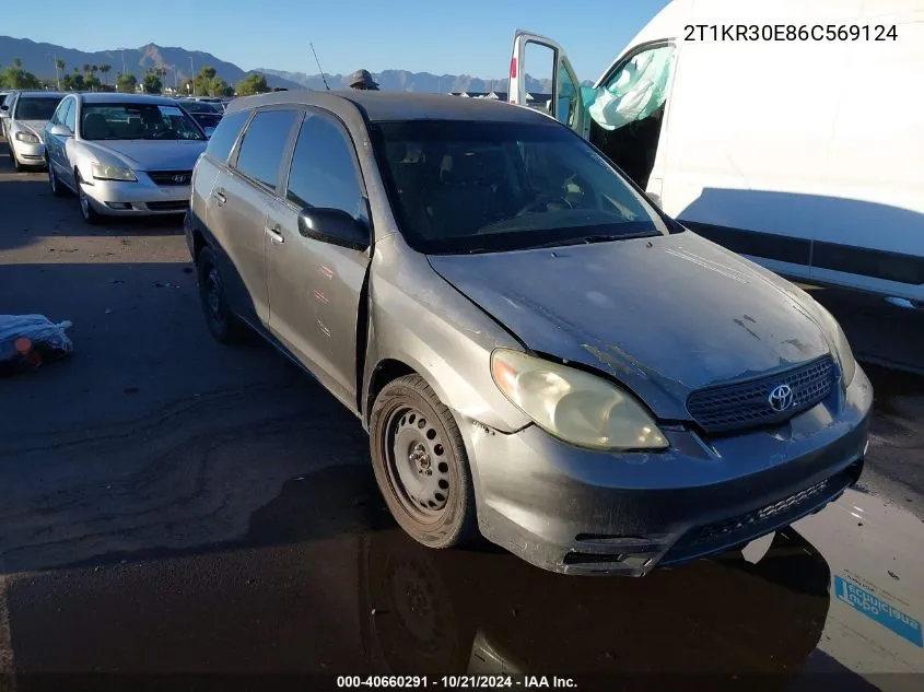 2T1KR30E86C569124 2006 Toyota Matrix Xr