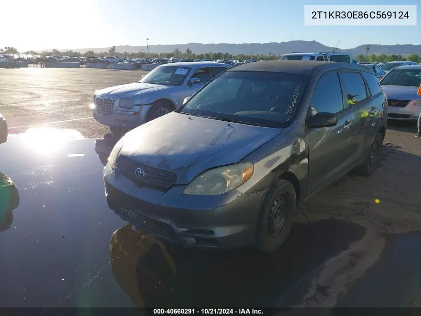 2T1KR30E86C569124 2006 Toyota Matrix Xr