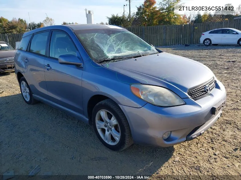 2T1LR30E36C551442 2006 Toyota Matrix Xr