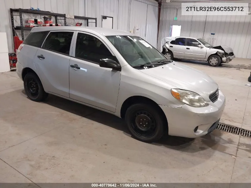 2006 Toyota Matrix VIN: 2T1LR32E96C553712 Lot: 40779642