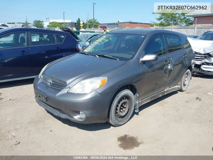 2T1KR32E07C662962 2007 Toyota Corolla Matrix Xr