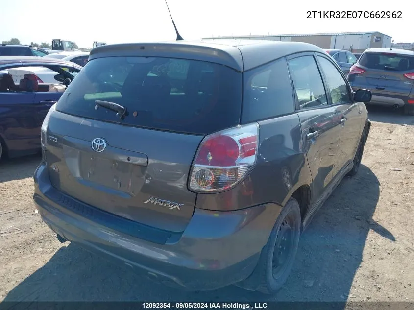 2T1KR32E07C662962 2007 Toyota Corolla Matrix Xr