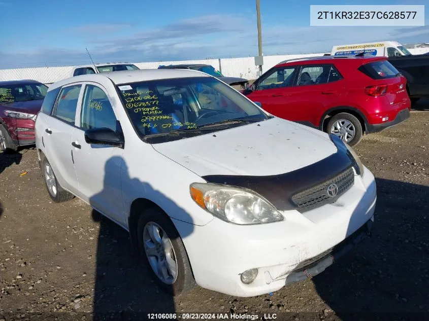 2007 Toyota Matrix Xr VIN: 2T1KR32E37C628577 Lot: 12106086