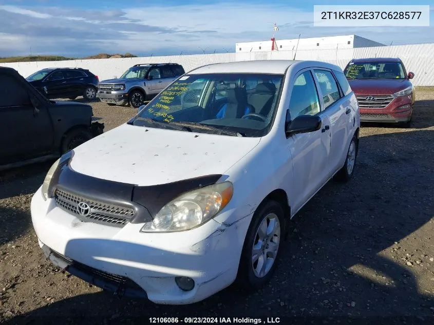 2007 Toyota Matrix Xr VIN: 2T1KR32E37C628577 Lot: 12106086