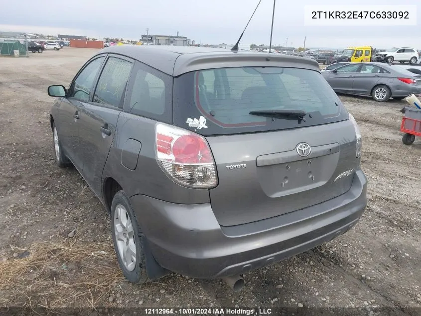 2T1KR32E47C633092 2007 Toyota Matrix Xr