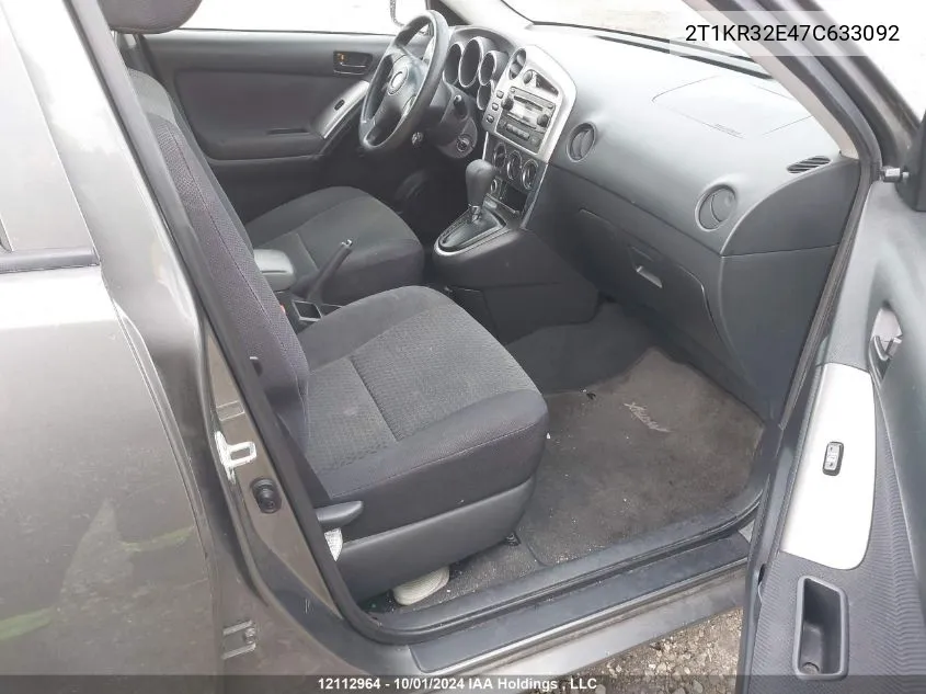 2T1KR32E47C633092 2007 Toyota Matrix Xr