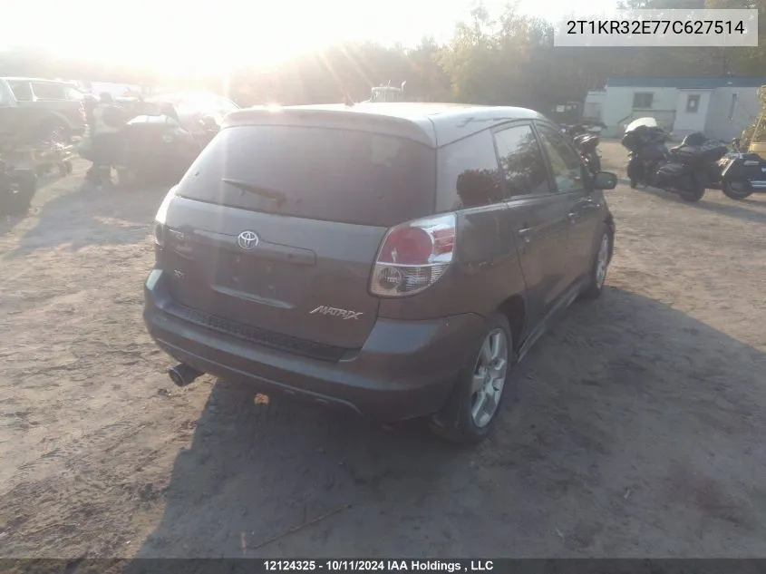 2T1KR32E77C627514 2007 Toyota Matrix Wagon